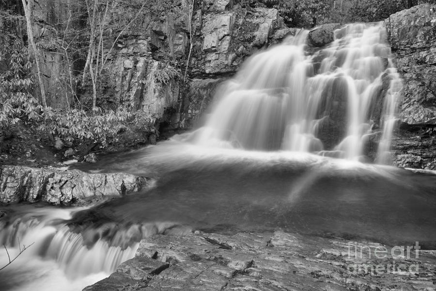 Hawk Falls Black And White Photograph by Adam Jewell