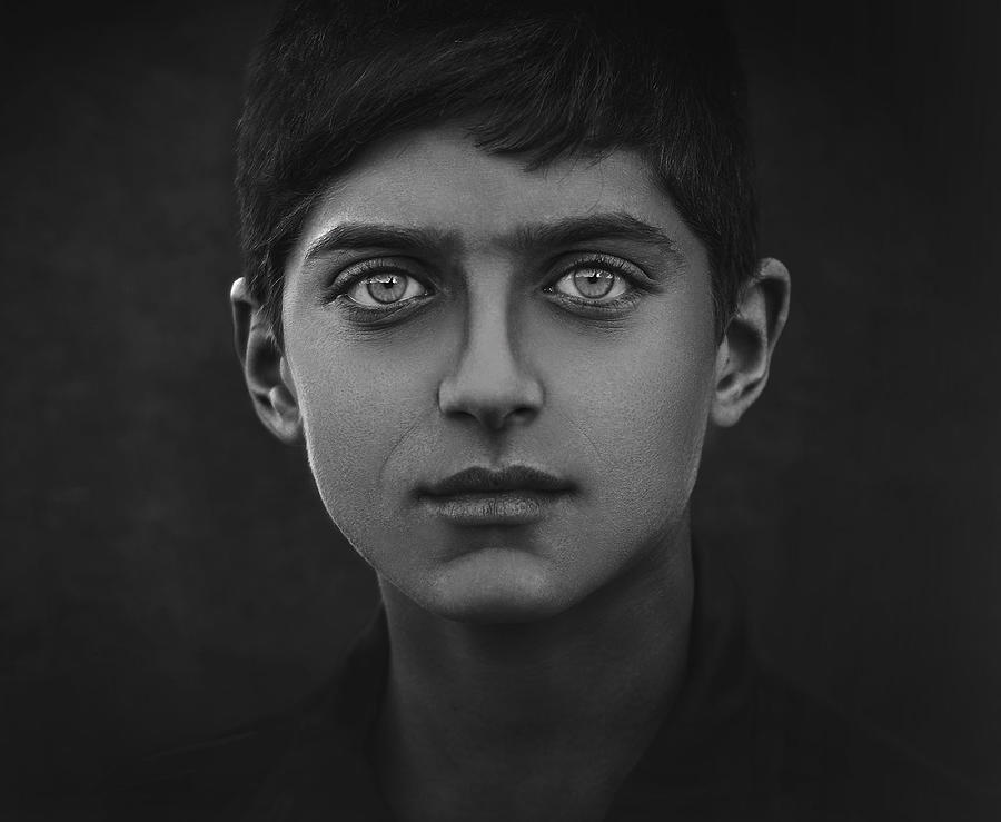Portrait Photograph - Hawk Look by Omar Alhussein