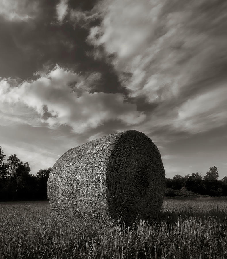 Farm Photograph - Hay Bale 2 by Jerry LoFaro
