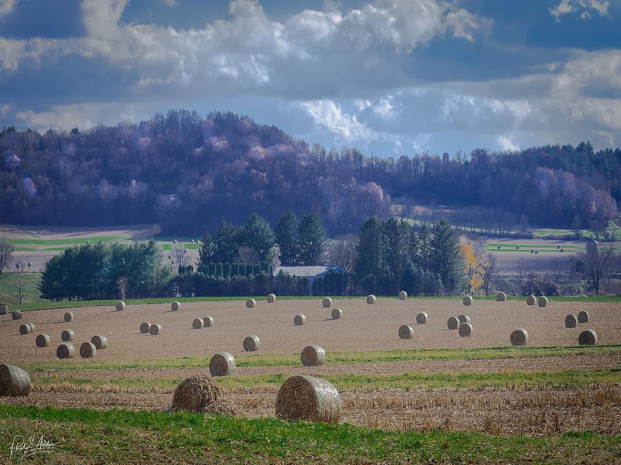Hay Bale Harvest Photograph by Phil S Addis