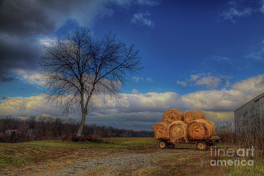 2014 Photograph - Hay Bales On A Wagon by Larry Braun 2014 Photograph - Hay Bales On A Wagon by Larry Braun