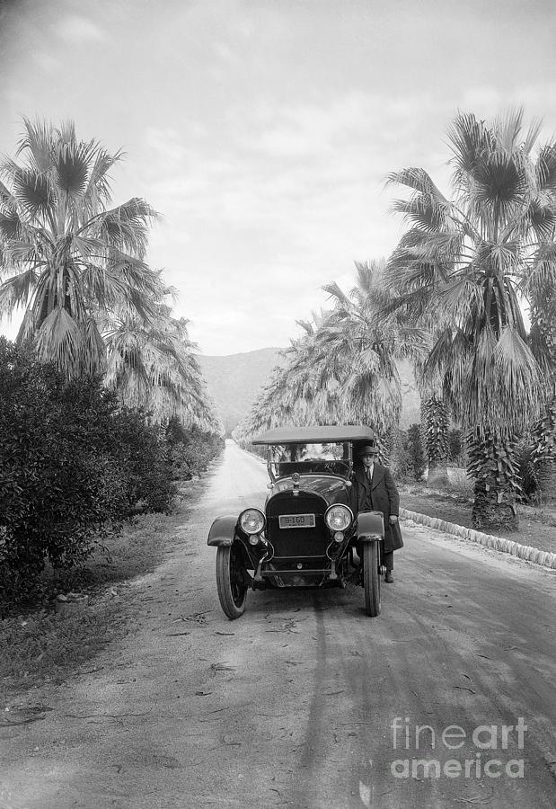Haynes Car In Orange Groves Photograph by Bettmann