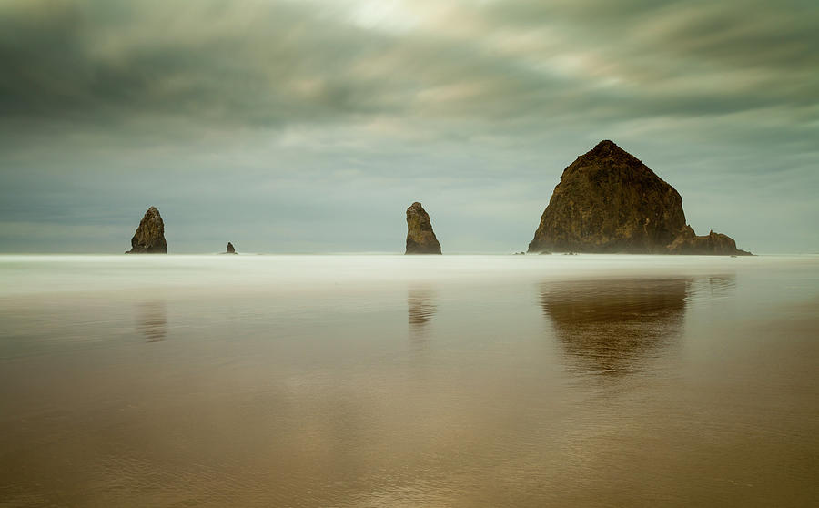 Haystack Rock by Ian Gethings