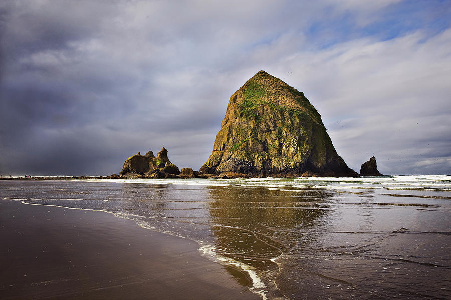Haystack Rock Photograph by John Christopher