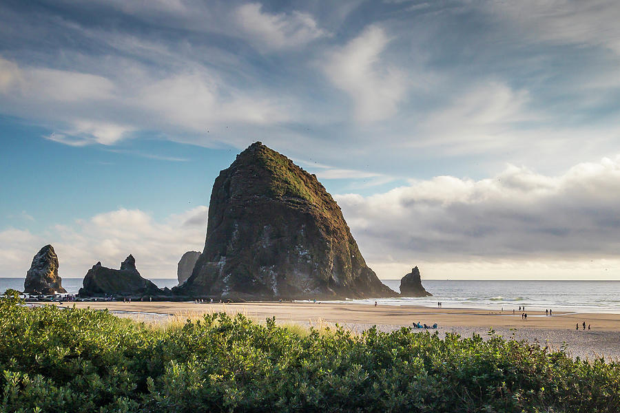 Haystack Rock Photograph by Mark Mille