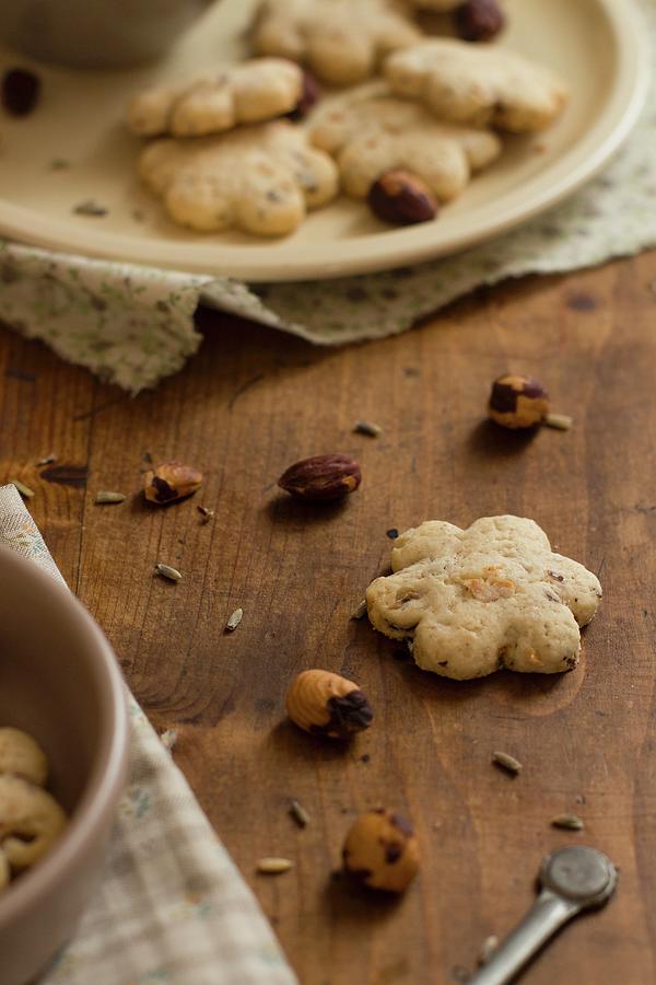 Hazelnut Biscuits Photograph by Alice Del Re