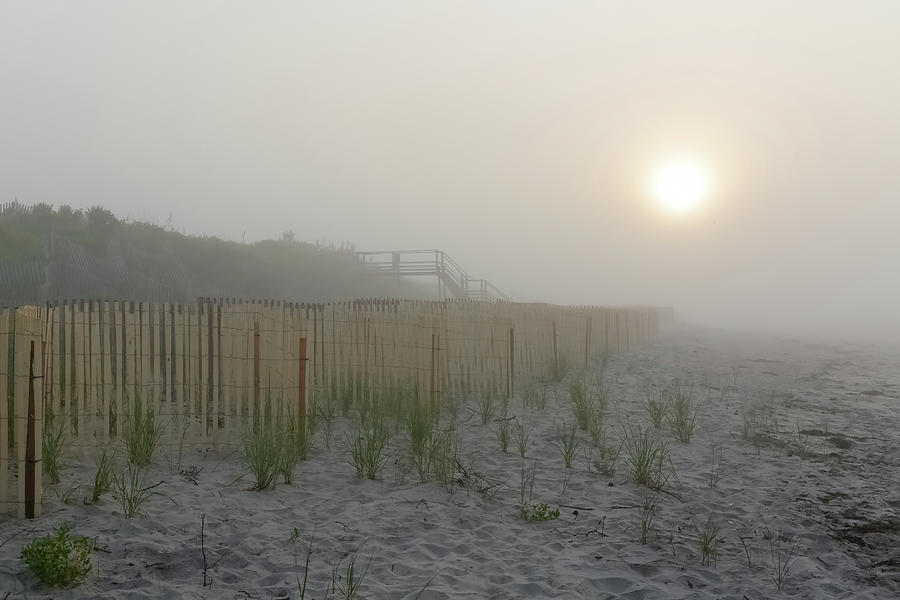 Hazy Beach Sunrise Photograph by Kathleen McGinley