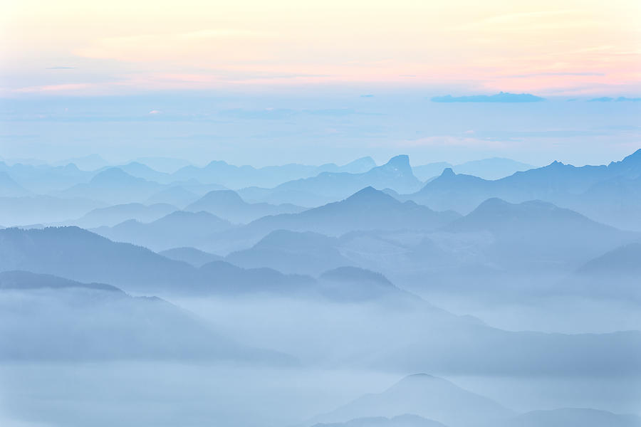Hazy Mountains Photograph by Tomomi Yamada