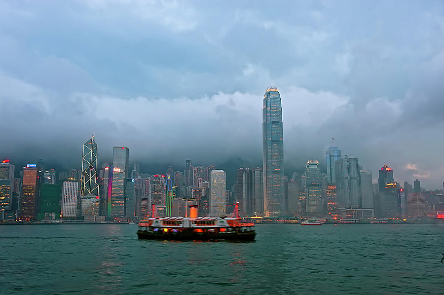 Hazy Victoria Harbour @ Hong Kong_1068 Photograph by Wsboon Images