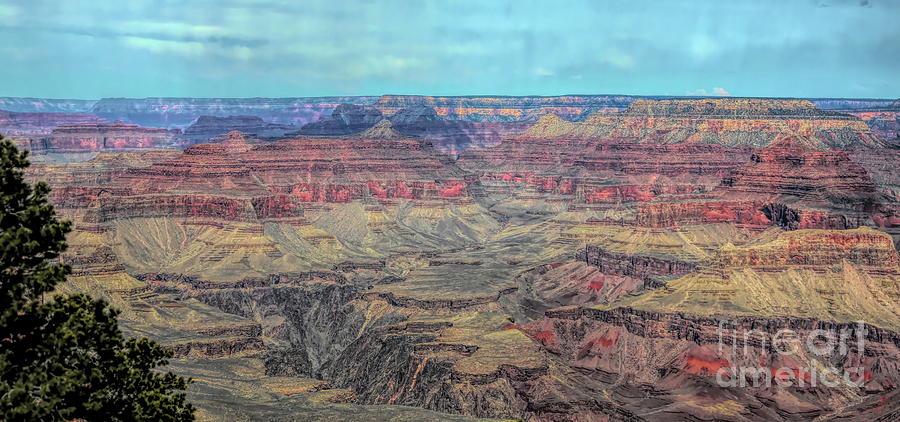 HDR Grand Canyon  Photograph by Chuck Kuhn