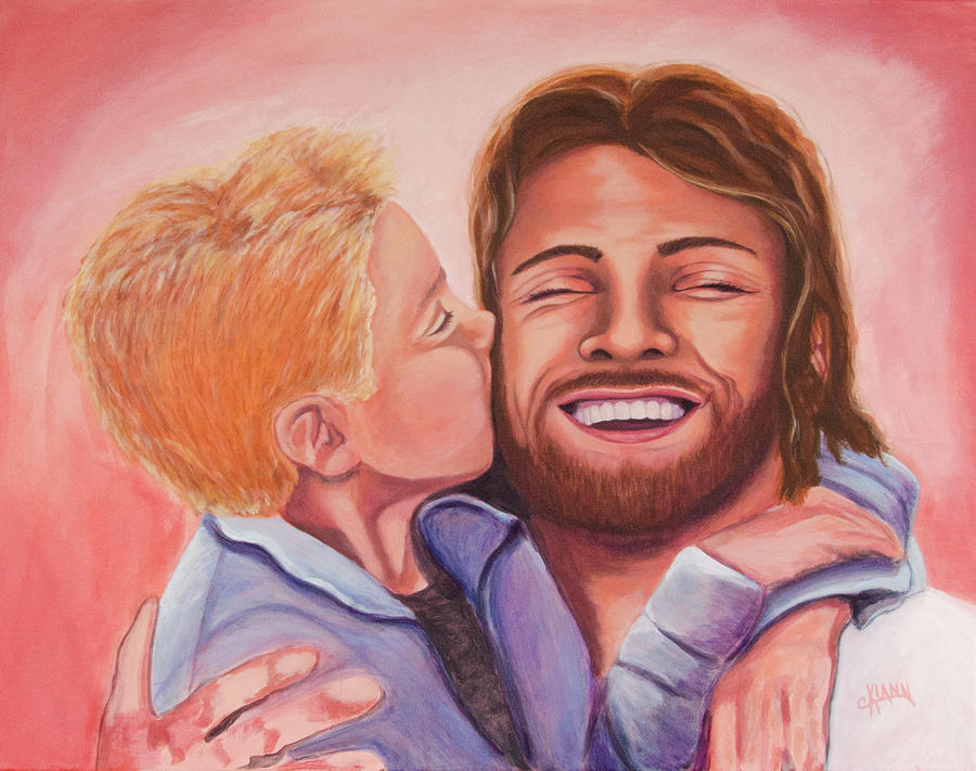 Jesus Painting - He Delights in You by Claudia Klann
