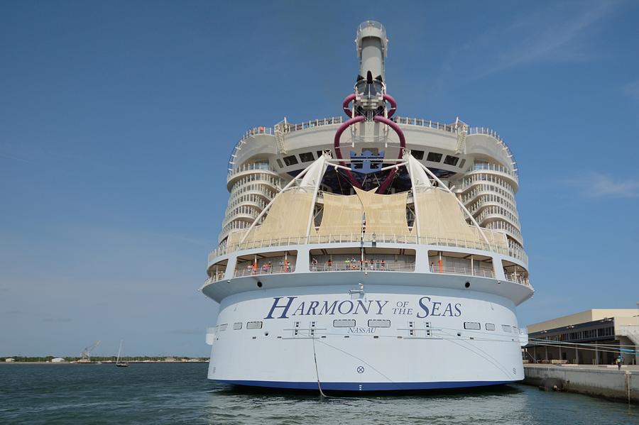 Harmony of the Seas at Port Canaveral Photograph by Bradford Martin