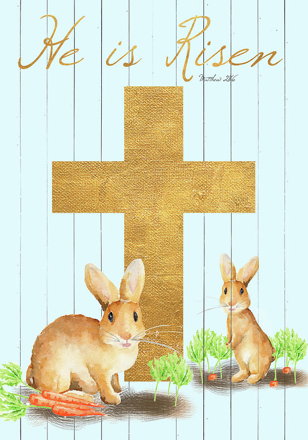 Easter Mixed Media - He Is Risen by Andi Metz