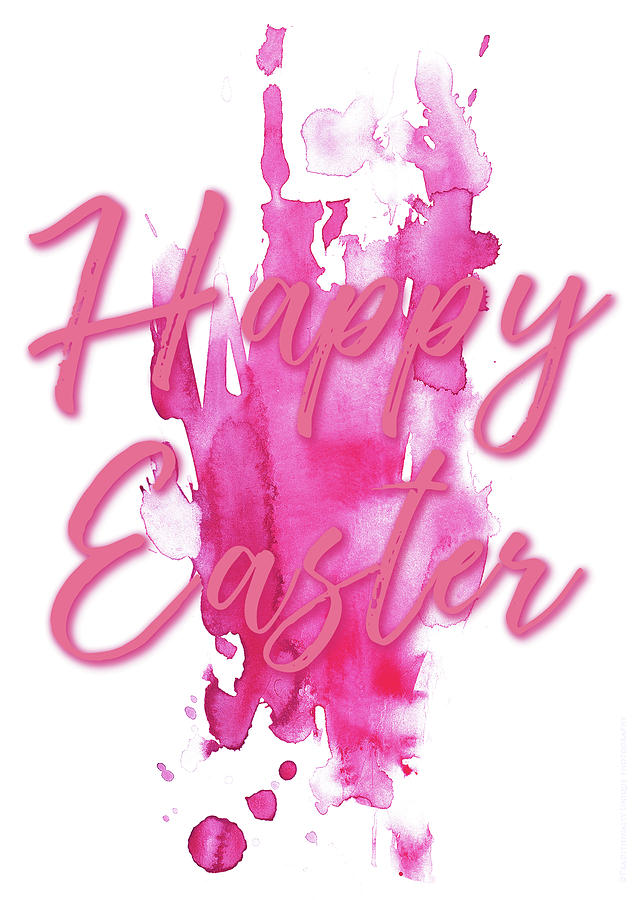 Easter Digital Art - HE- Watercolour 002 by Traditionally Unique Photography
