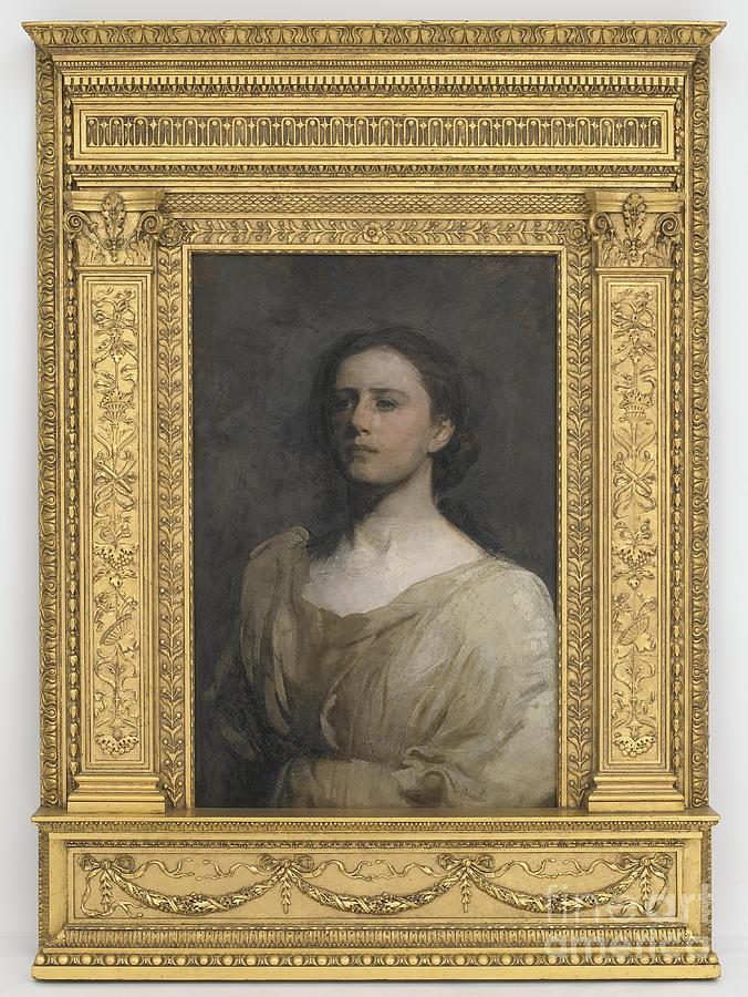 Head, 1888-89 Painting by Abbott Handerson Thayer