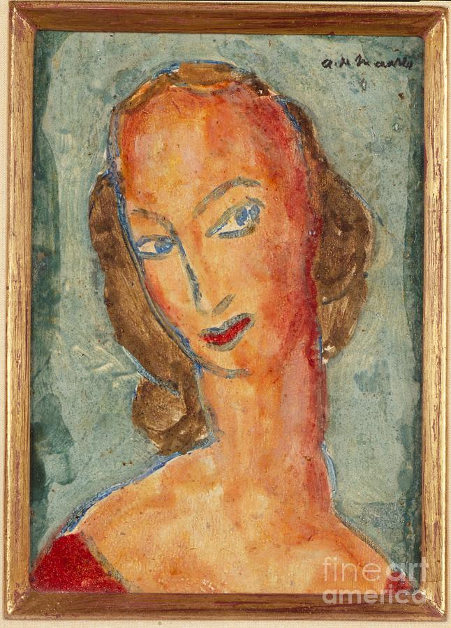 Head, 1926 Painting by Alfred Henry Maurer