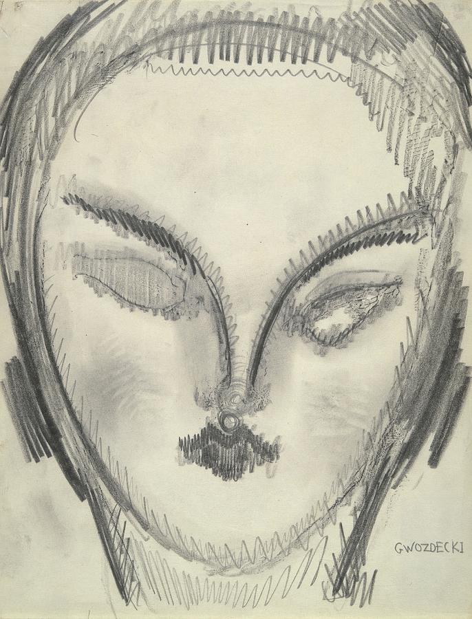 Head Painting by Gustaw Gwozdecki Head Painting by Gustaw Gwozdecki