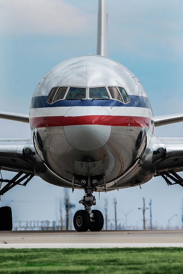 Head-On American Airlines Boeing 767 Photograph by Erik Simonsen