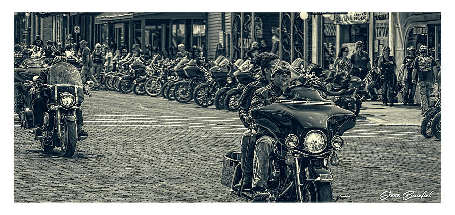 Heading to Sturgis Photograph by Steve Benefiel