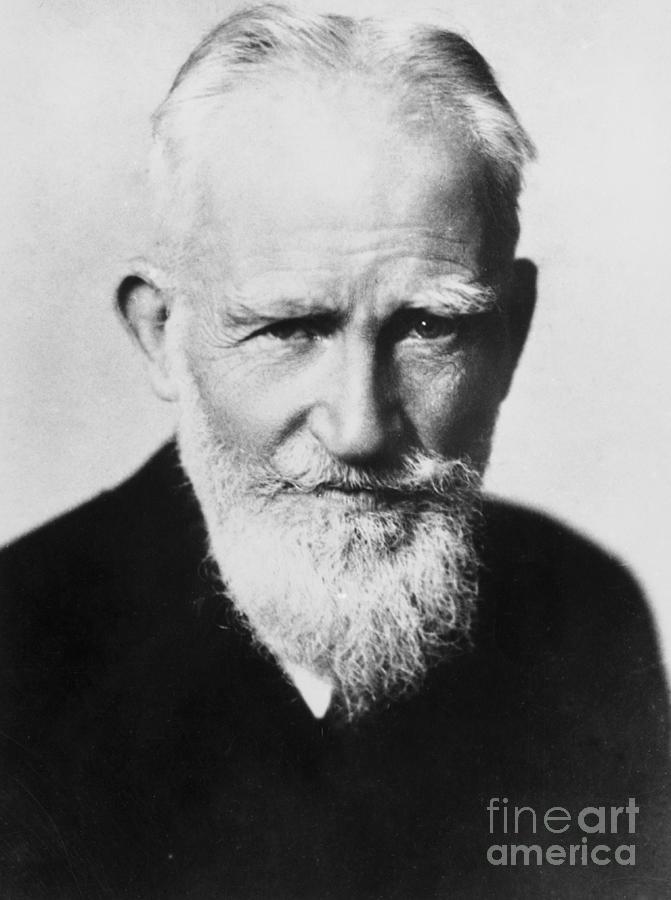 Portrait Photograph - Headshot Of George Bernard Shaw by Bettmann