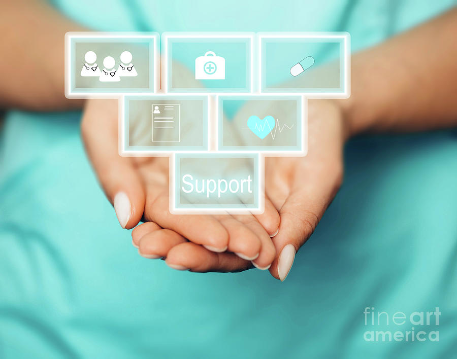 Healthcare Support Photograph by Peakstock / Science Photo Library