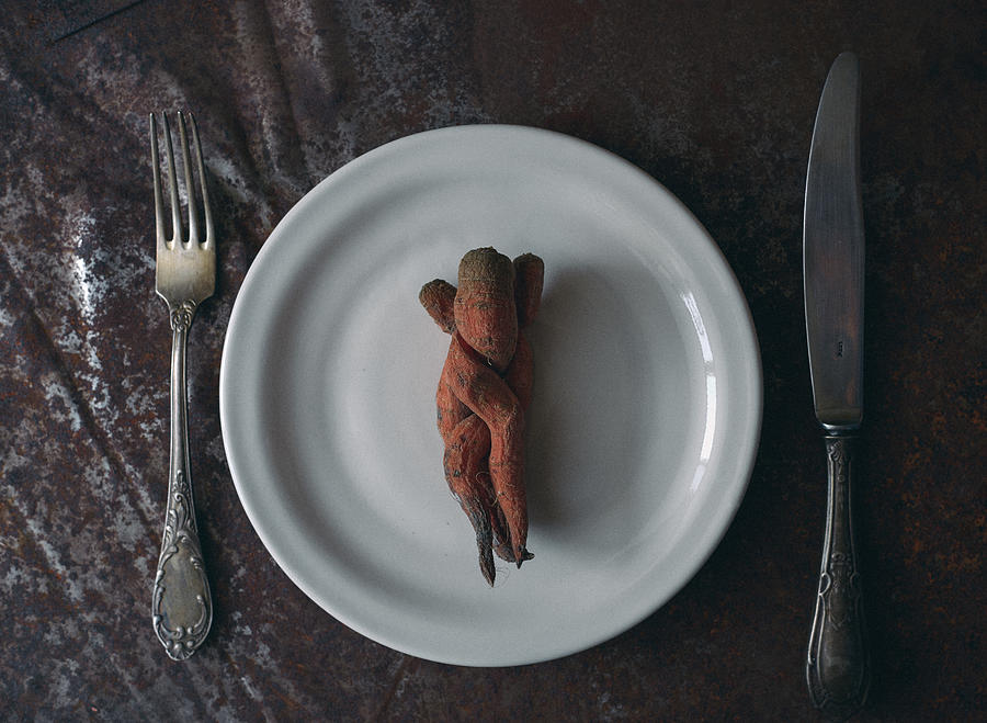Carrot Photograph - Healthy Food In The Past... by Aleksandrova Karina