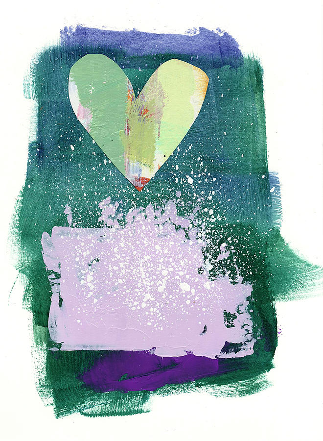 Pattern Painting - Heart #26 by Jane Davies