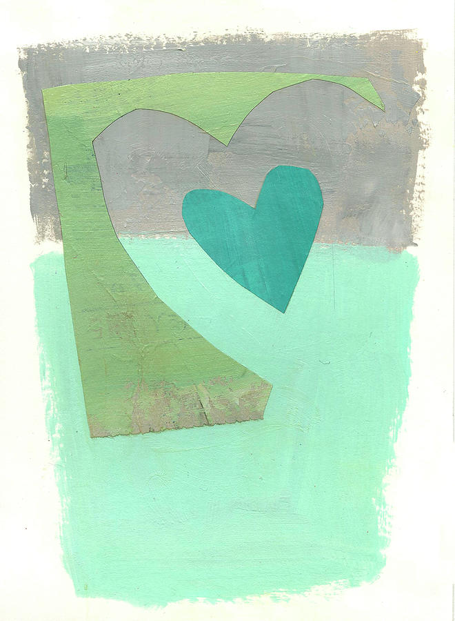 Heart #28 Painting by Jane Davies