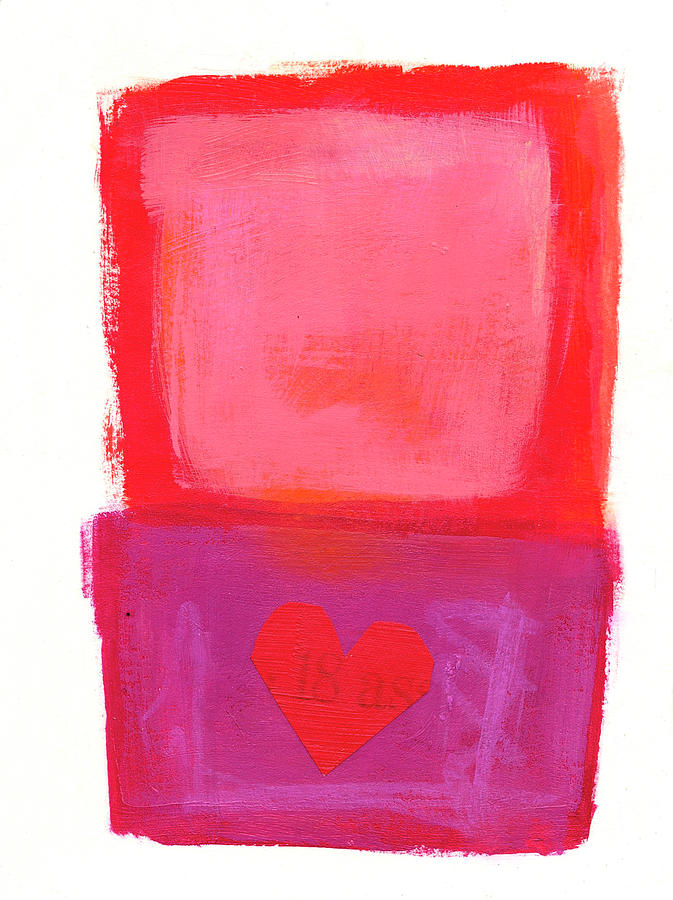 Heart #41 Painting by Jane Davies