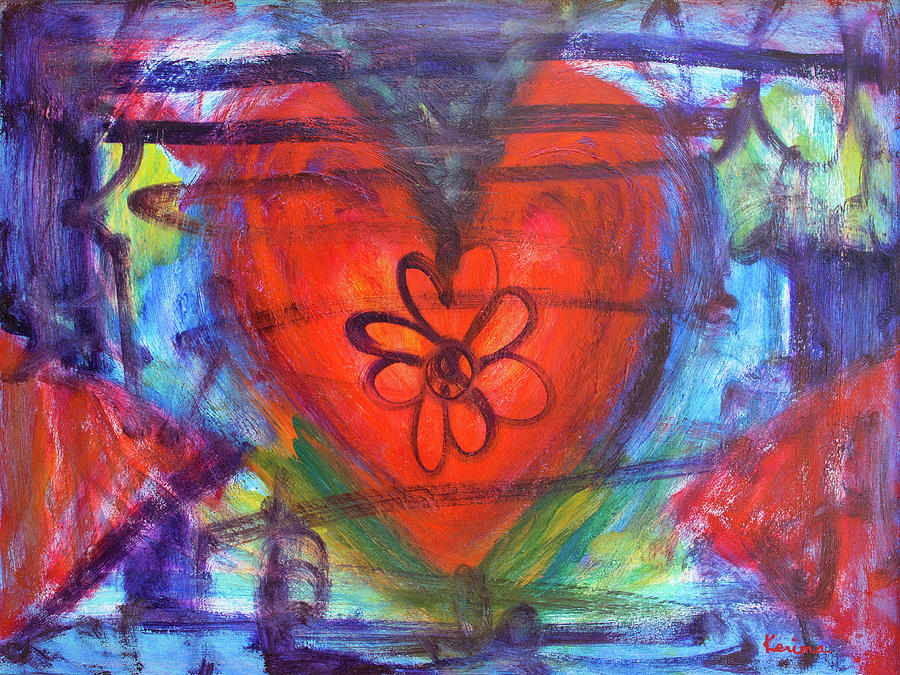 Heart and Soul Number one Painting by Kerima Swain