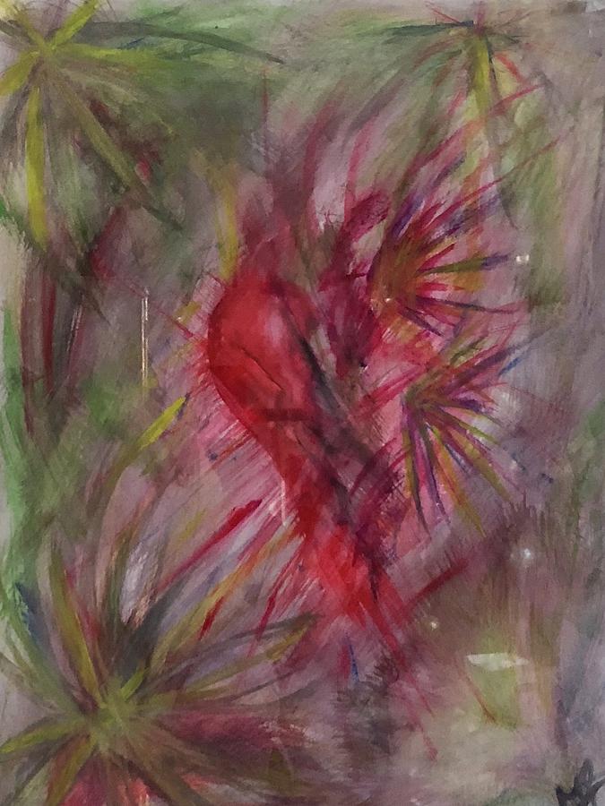 Heart Exploding Painting by Gia Schon - Fine Art America