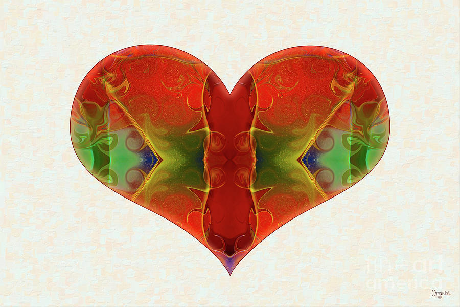 Heart Painting - Vibrant Dreams - Omaste Witkowski Digital Art by Omaste Witkowski