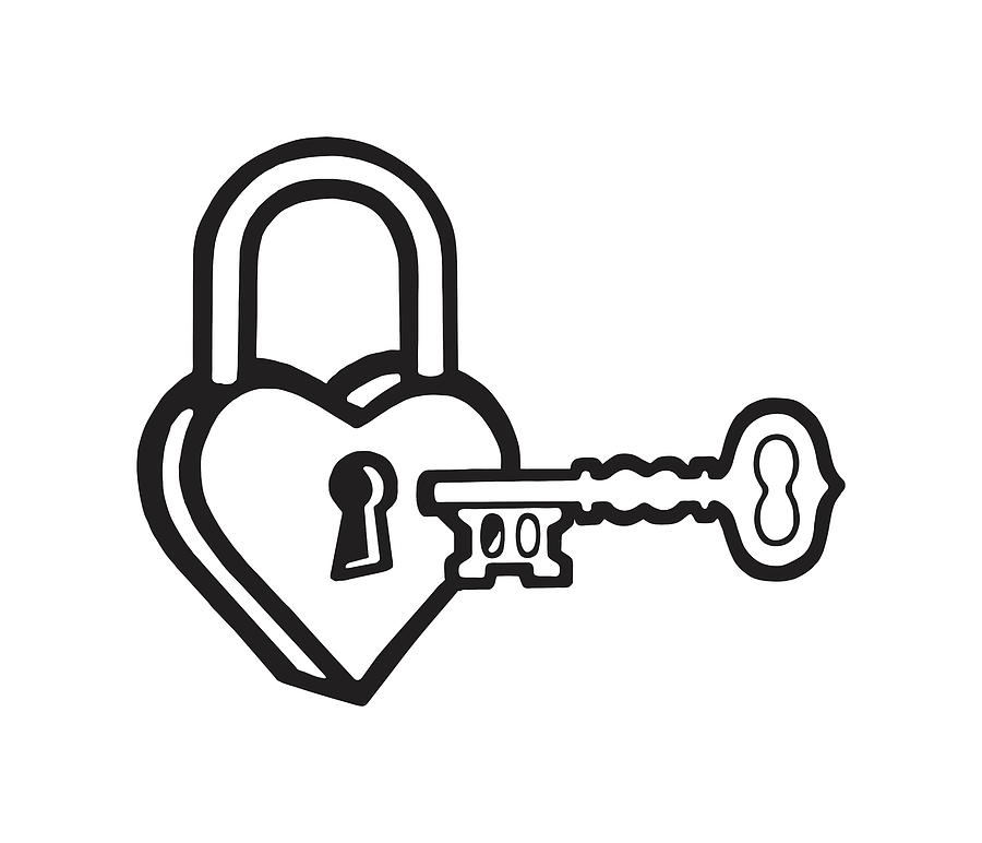 Padlock sketch hi-res stock photography and images - Alamy