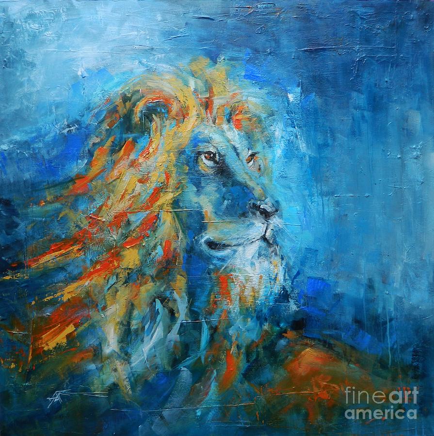 Heart of a Lion Painting by Dan Campbell