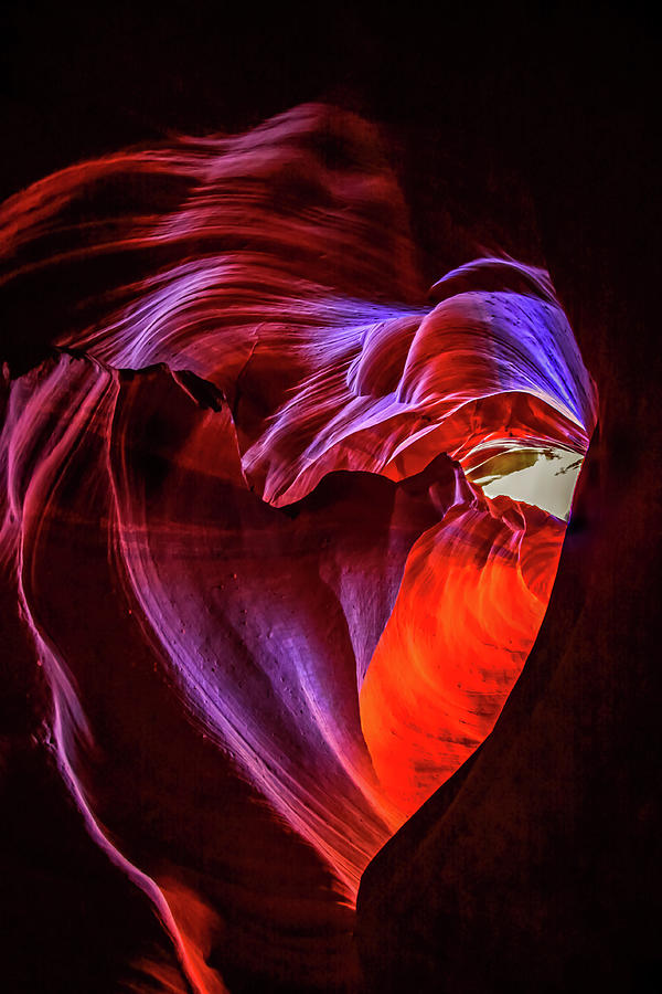 Heart of Antelope Canyon Photograph by Dawn Richards