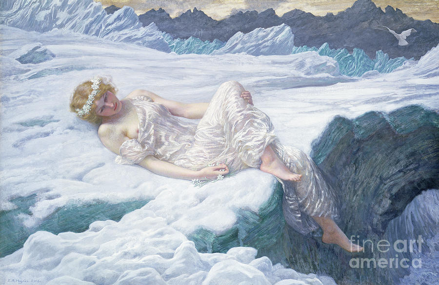 Heart Of Snow, 1907 Painting by Edward Robert Hughes