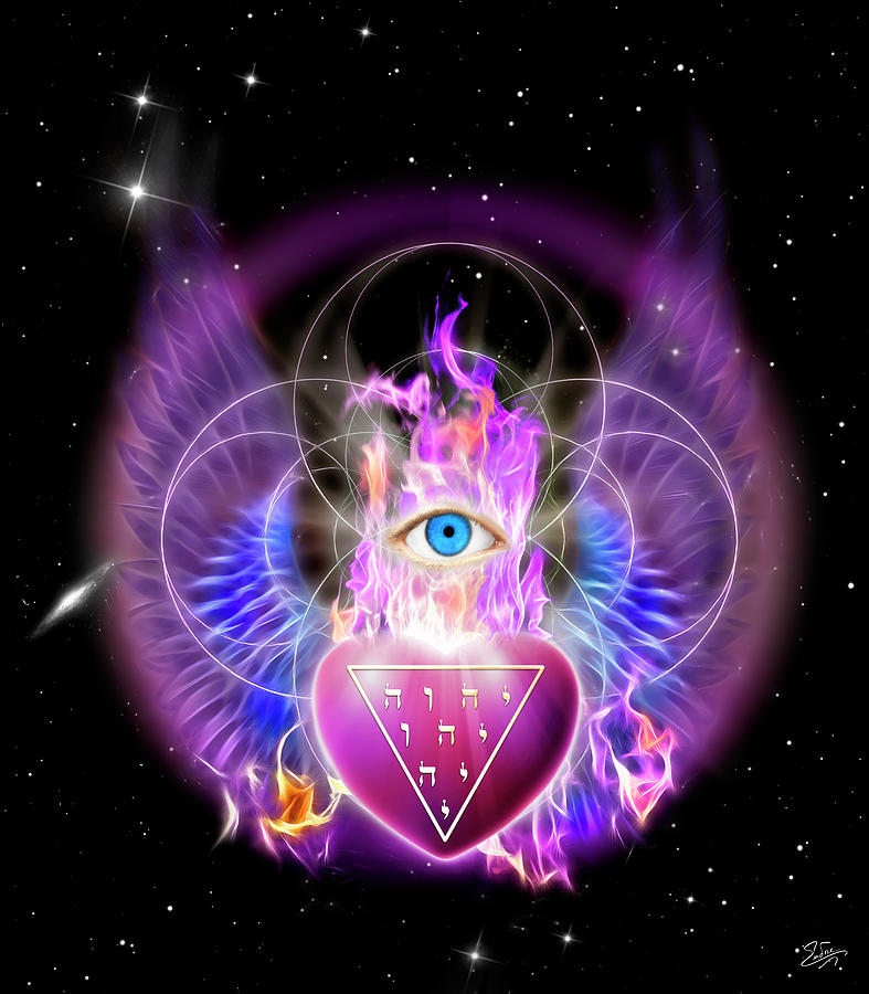 Heart Of The Divine Digital Art by Endre Balogh