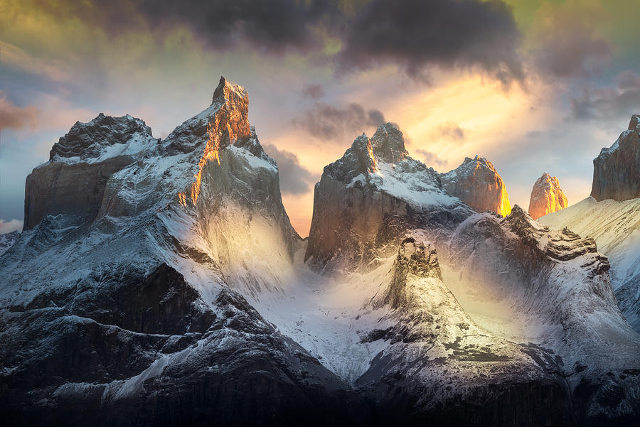 Mountain Photograph - Heart Patagonia by Carlos Guevara Vivanco