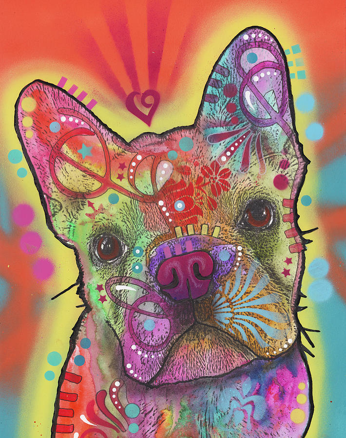 Dog Mixed Media - Heart Talking by Dean Russo