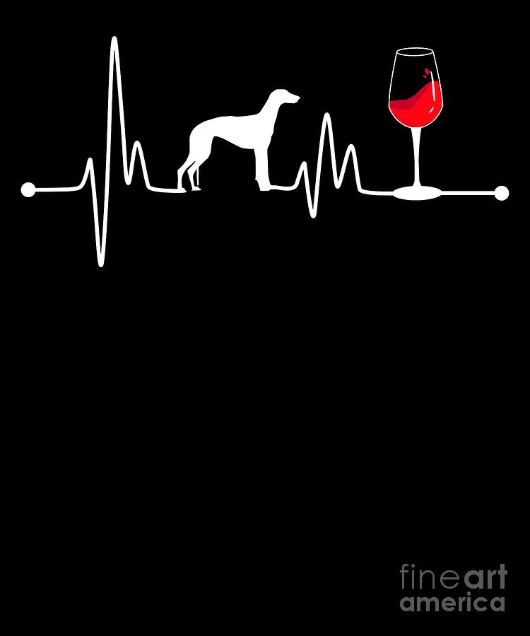 Greyhound Heartbeat Shirt Ekg Pulse Line Wine Lover Greyhound Heartbeat Shirt Ekg Pulse Line Wine Lover