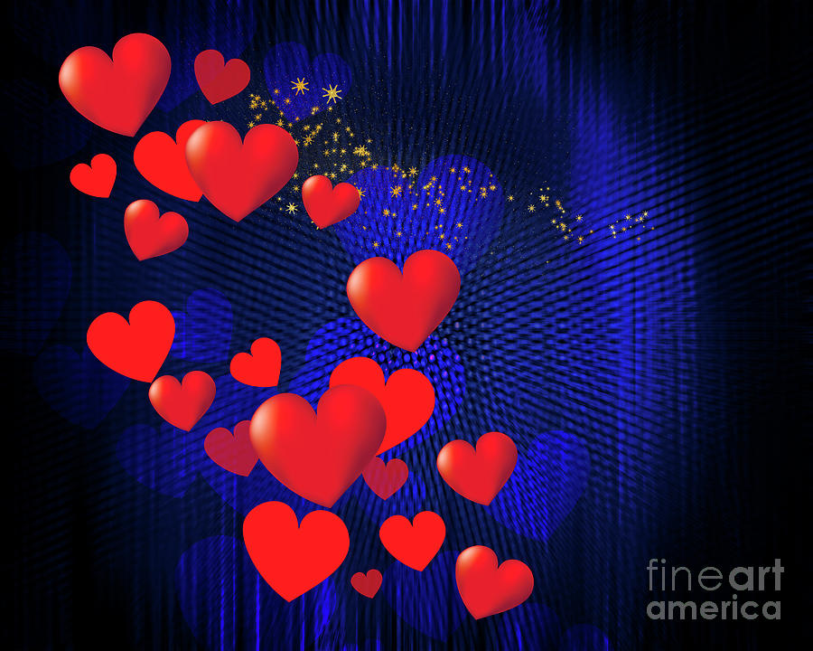 Hearts Without Chains Digital Art by Edmund Nagele FRPS