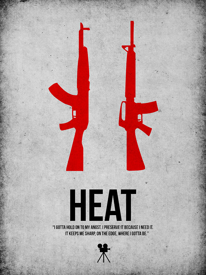 Robert De Niro Digital Art - Heat by Naxart Studio
