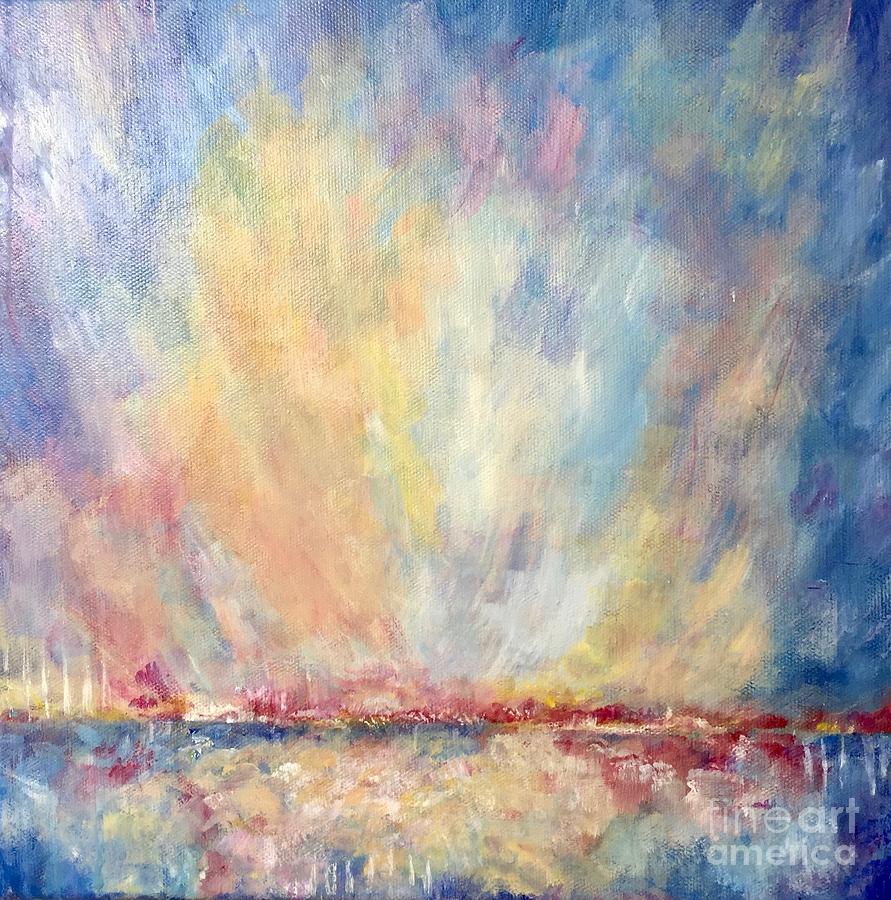 Colorful Painting - Heating Up by Kate Marion Lapierre