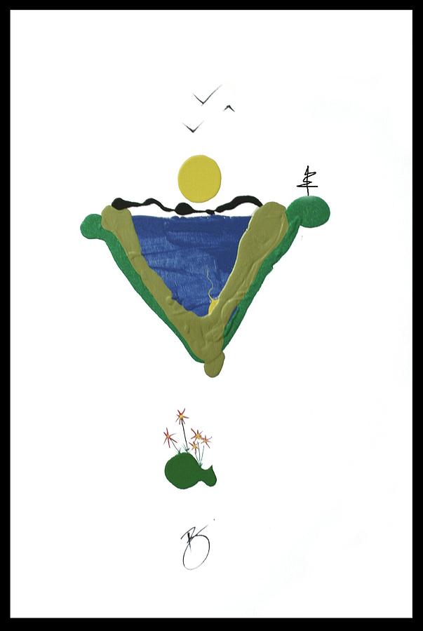 Nature Painting - Heaven and Earth are One by Richard Buckley Nature Painting - Heaven and Earth are One by Richard Buckley