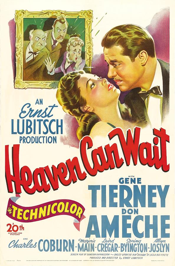 Heaven Can Wait -1943-. Photograph by Album