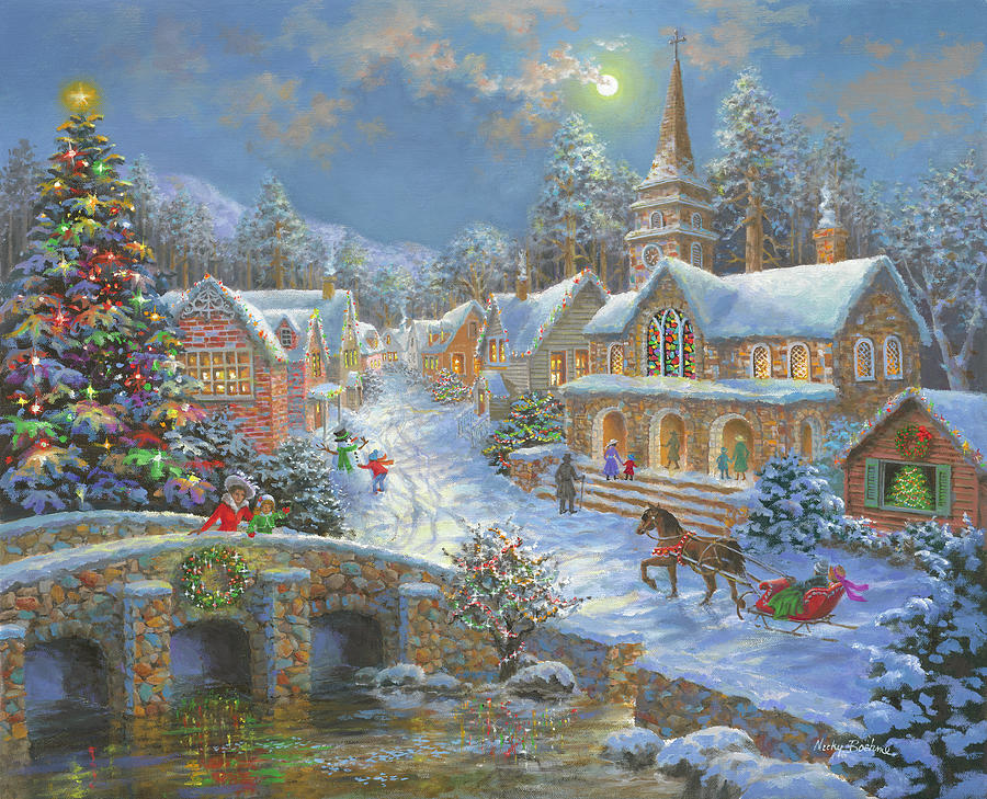 Holiday Painting - Heaven On Earth 2 by Nicky Boehme