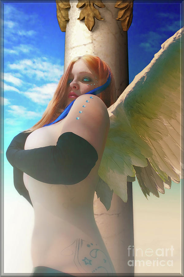 Heavenly Angel Digital Art by Recreating Creation