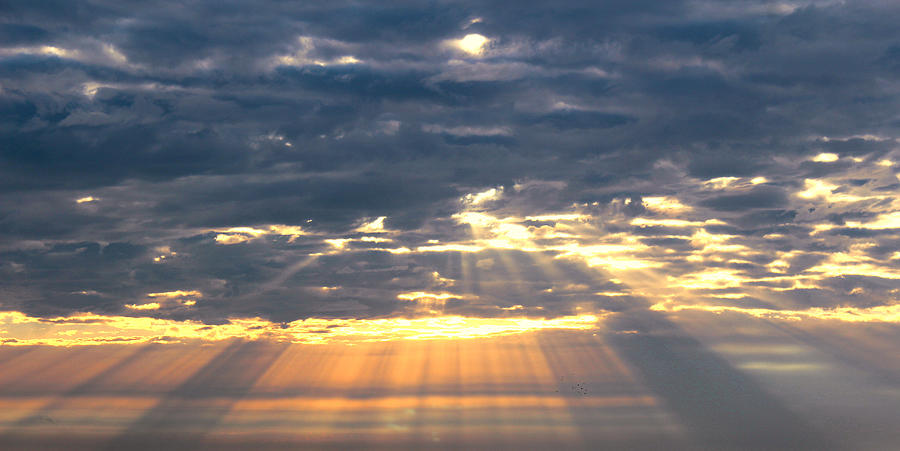 Sun Photograph - Heavenly Sky by John Eversole