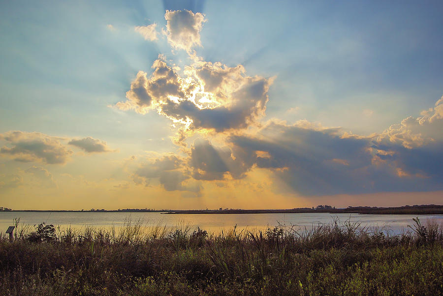 Heavenly Sunset over Back Bay Photograph by Mike O'Shell - Fine Art America