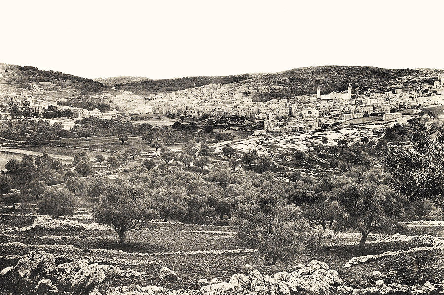 Hebron 1889 Photograph by Munir Alawi